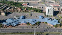 Vue aerienne Halles dAnjou Anjou 2019